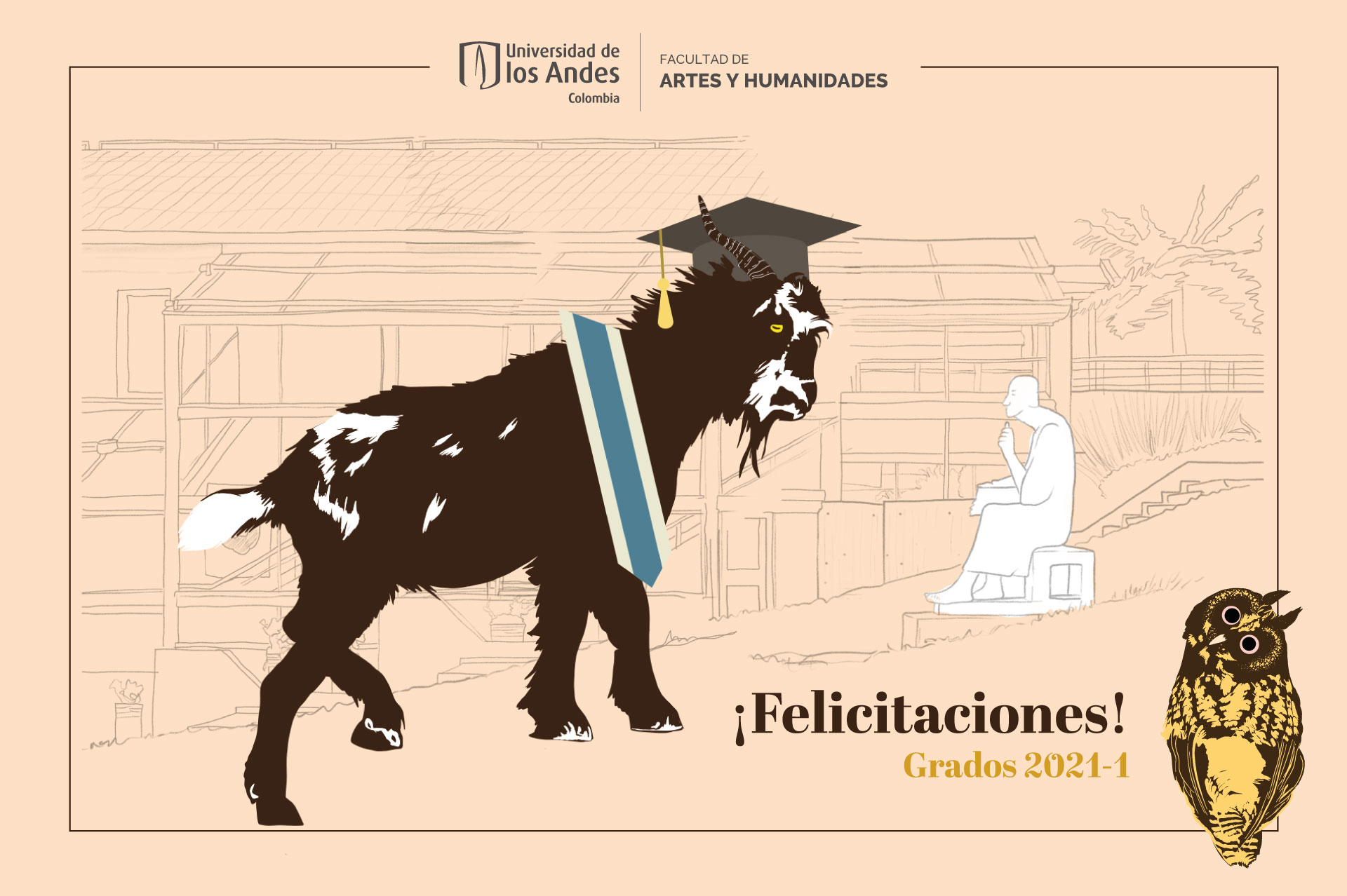 ¡Felicitaciones a los graduados 2021-1 de la Facultad de Artes y Humanidades!