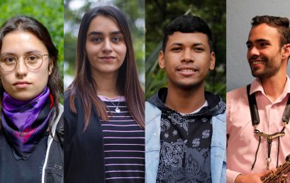 Novedades en Facartes. Tania Tapia, Alejandra Cruz, Sair Nolasco y Santiago Prada