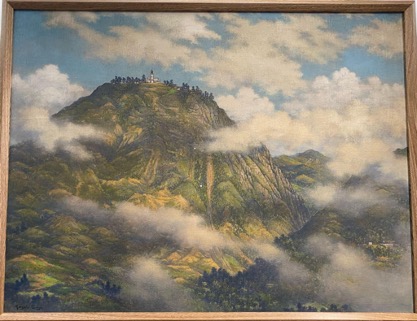 Cerro de ensueño y nubes: Monserrate según Gonzalo Ariza Cerro de ensueño y nubes: Monserrate según Gonzalo Ariza